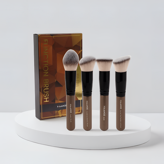 CONJUNTO DE 4 PINCÉIS - IDEAL PARA PRODUTOS CREMOSOS E EM PÓ