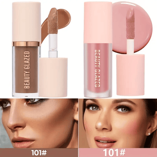 CONJUNTO BLUSH E CONTORNO - PELE COM COR E CONTORNO