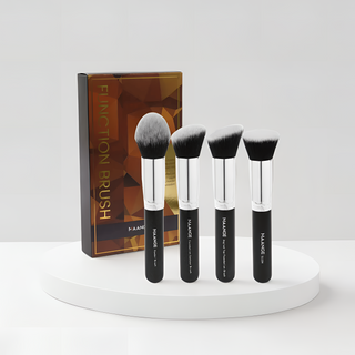 CONJUNTO DE 4 PINCÉIS - IDEAL PARA PRODUTOS CREMOSOS E EM PÓ