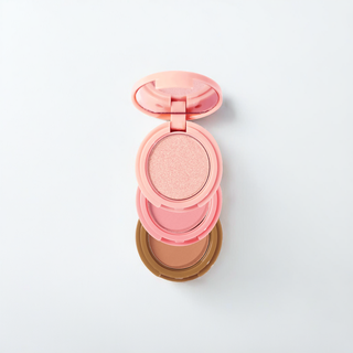 MINI PALETA 3 EM 1 BLUSH, CONTORNO E ILUMINADOR - PRATICIDADE NUM SÓ PRODUTO