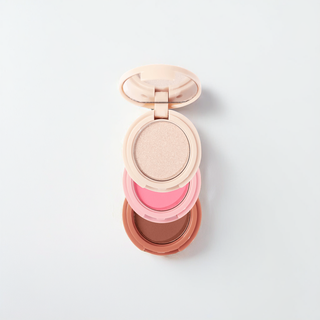 MINI PALETA 3 EM 1 BLUSH, CONTORNO E ILUMINADOR - PRATICIDADE NUM SÓ PRODUTO