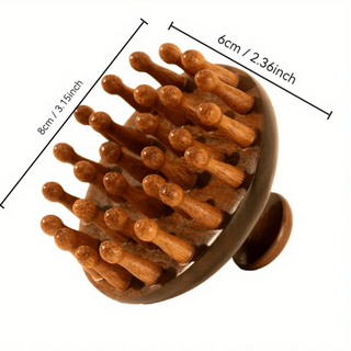 ESCOVA DE MASSAGEM PARA COURO CABELUDO - IDEAL PARA RELAXAR