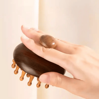 ESCOVA DE MASSAGEM PARA COURO CABELUDO - IDEAL PARA RELAXAR