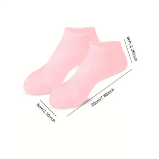 MEIAS DE SILICONE HIDRATANTES PARA PÉS - PÉS SEDOSOS E HIDRATADOS