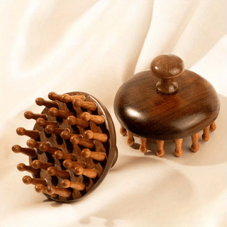 ESCOVA DE MASSAGEM PARA COURO CABELUDO - IDEAL PARA RELAXAR