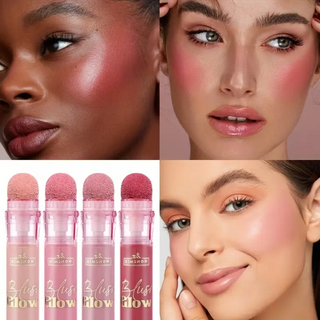 BLUSH LÍQUIDO COM ESPONJA - FÁCIL DE APLICAR