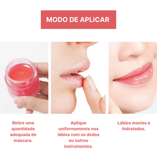 BELLA LIP MASK - MÁSCARA DE NOITE PARA LÁBIOS HIDRATADOS