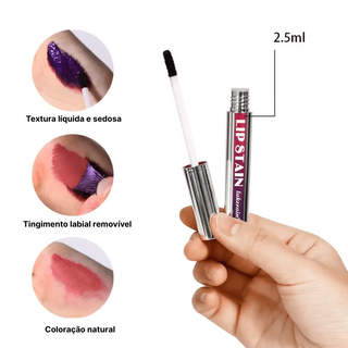 LIP STAIN - COR NATURAL, EFEITO DURADOURO