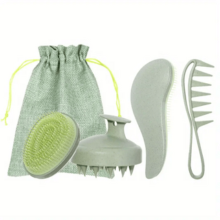 CONJUNTO 4 ESCOVAS CABELO - PARA TODO O TIPO DE CABELO
