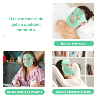 MÁSCARA DE GELO FACIAL - RELAXAMENTO FACIAL