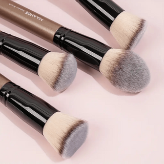 CONJUNTO DE 4 PINCÉIS - IDEAL PARA PRODUTOS CREMOSOS E EM PÓ