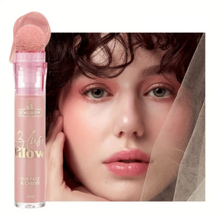 BLUSH LÍQUIDO COM ESPONJA - FÁCIL DE APLICAR