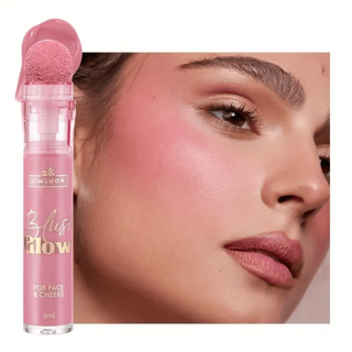 BLUSH LÍQUIDO COM ESPONJA - FÁCIL DE APLICAR