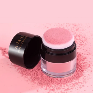 PUFF DE BLUSH EM PÓ - LONGA DURAÇÃO