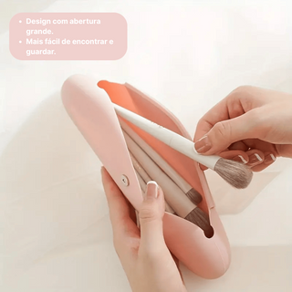 BOLSA DE SILICONE PARA PINCÉIS - PINCEIS ORGANIZADOS E LIMPOS