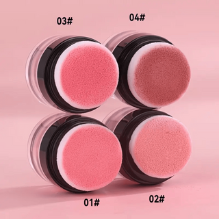 PUFF DE BLUSH EM PÓ - LONGA DURAÇÃO