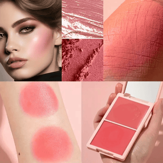 BLUSH 2 TONS - TEXTURA CREMOSA E EM PÓ