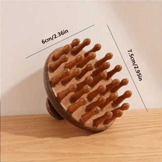 ESCOVA DE MASSAGEM PARA COURO CABELUDO - IDEAL PARA RELAXAR